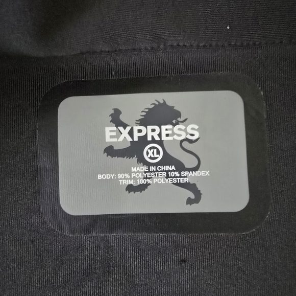 Express Dark Gray Knit Zip Up Jacket size XL - Picture 5 of 14